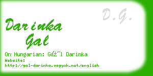 darinka gal business card